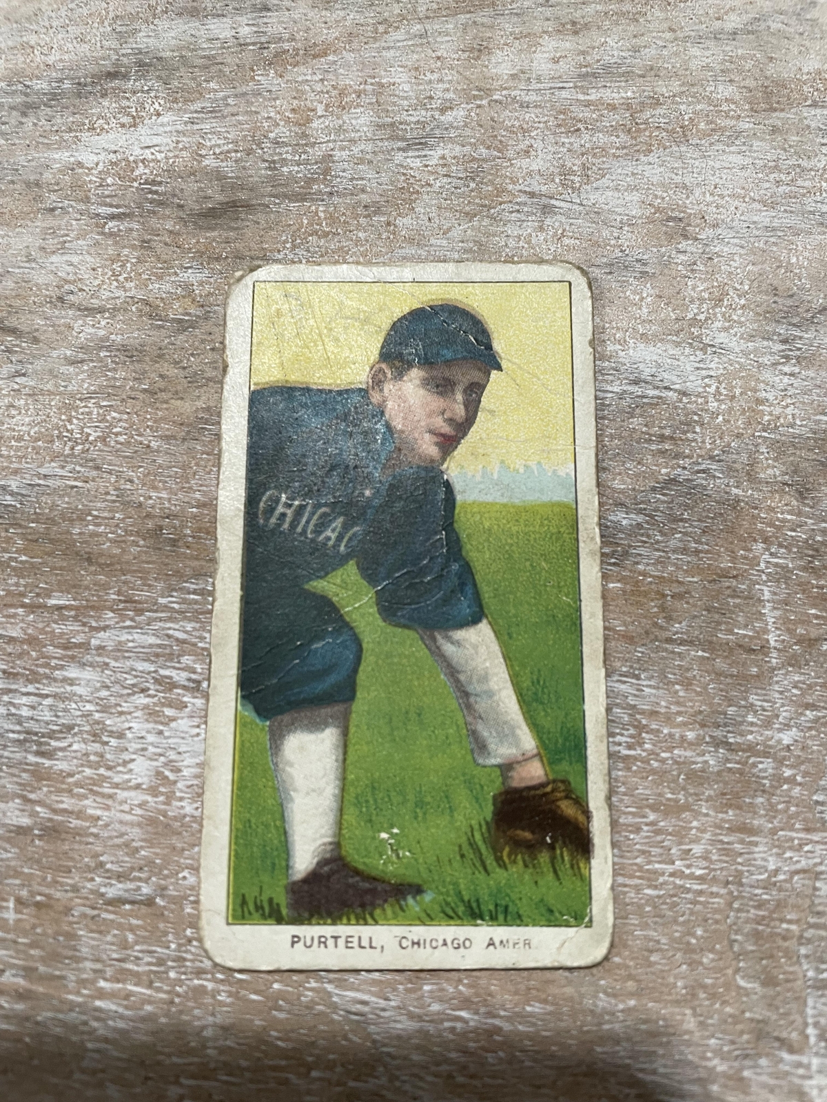 1909-11 Piedmont T206 White Border #NNO Billy Purtell