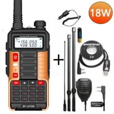 BAOFENG UV-10R FM DUAL BAND UHF/VHF 2-WAY RADIO LONG RANGE HAM WALKIE TALKIE KIT