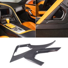 Real Carbon Fiber Car Side Center Console Trim For Corvette C7 Z06 Zr1 2014-2019 Real Carbon Fiber Car Side Center Console Trim For Corvette C7 Z06 Zr1 2014-2019