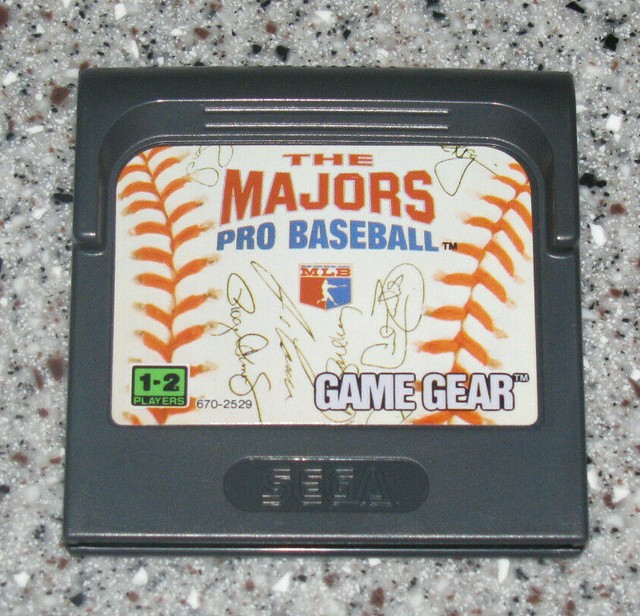 Majors Pro Baseball (Sega Game Gear, 1992) for sale online eBay