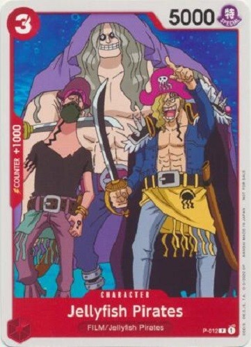 Jellyfish Pirates P-012 One Piece Film Red Card English TCG NM