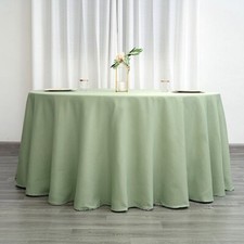 SAGE GREEN 120 Inch ROUND TABLECLOTH Wedding Decorations Party Table Cover