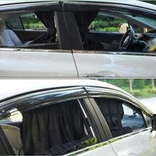 2x Adjustable Car Auto Side Window Baby Sun Shade Shield Curtain Visor Cover 