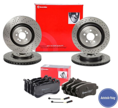 BREMBO BREMSENSET KOMPLETT WK VORNE & HINTEN MERCEDES AMG GL63 GLE63 ML63 X166