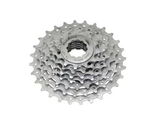 SUNRACE BRANDED 7 SPEED BICYCLE MULTIPLE CASSETTE 11/28T INDEX SATIN.