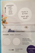 DRY ERASE DOTS - White