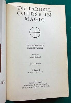 Tarbell Course In Magic Volume 1 | eBay