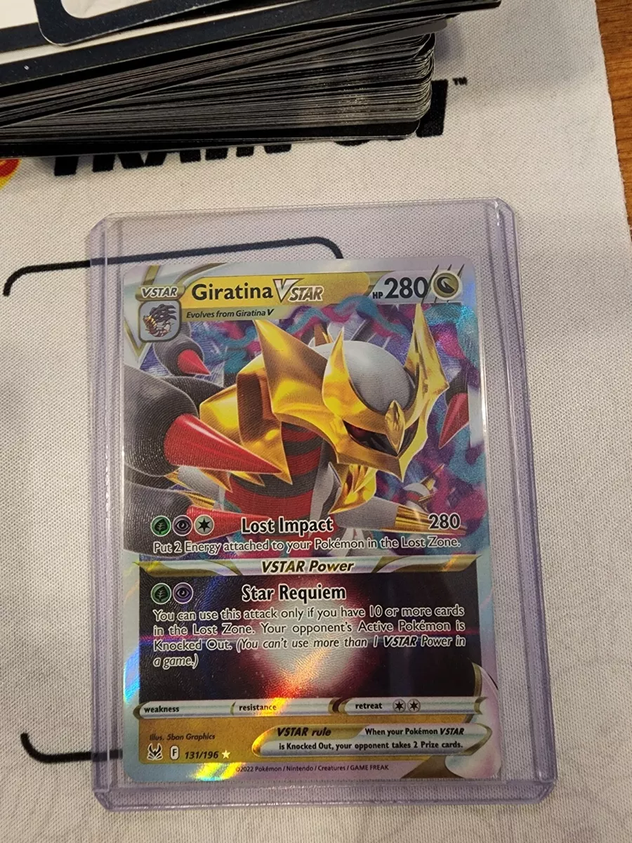 Holographic Giratina V-star Pokémon Card