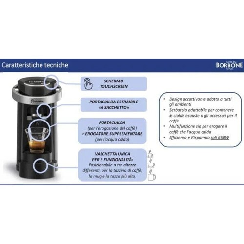 Macchina Da Caffè Borbone Blue Moon + 15 Cialde Ese 44 mm omaggio BLUEMOON New ! - Bild 2 von 3