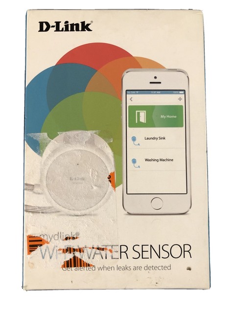 D-Link DCH-S160 mydlink Wi-Fi Water Sensor Alarm Leak ...