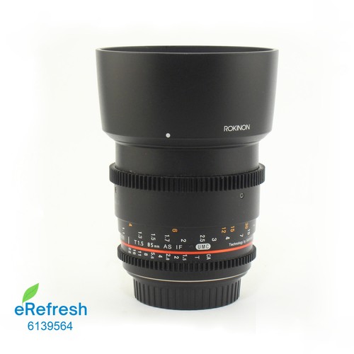 Rokinon 85mm T1.5 Full Frame Wide Angle Cine DS Lens DS85M-C for Canon; 6139564