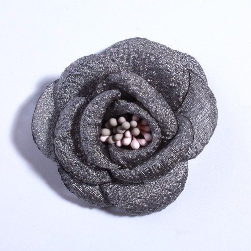 120PCS 5CM New Artificial Bling Burned Peony Flower For Hair Clips - Picture 7 of 10