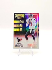 Brock Osweiler 2016 Panini Contenders Championship Ticket SP /99 #88 Texans
