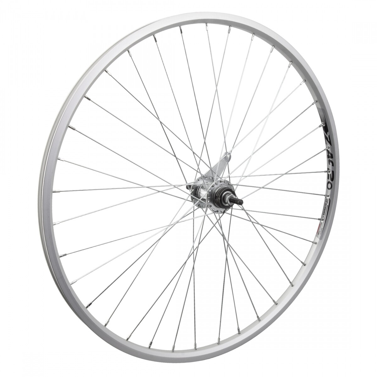 Легкое одностенное заднее колесо WEI ZAC20 CB из сплава Wheel Master 26x1-3/8 с одной стенкой