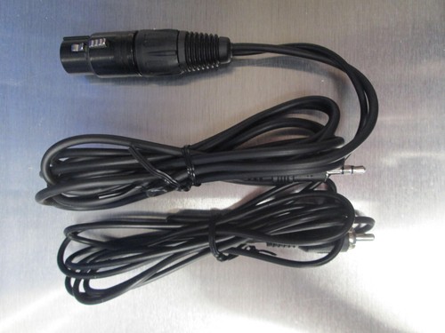 Flex ACC-4PXLR-TRS, 4-pinowa wtyczka XLR do 1/8" (3,5 mm) TRS i wtyczka wtykowa RCA do Flex - Zdjęcie 2 z 8