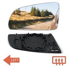 1pc Left Side Wing Mirror Glass Heated Convex Upper For Audi A6L C6 4F 2005-2008