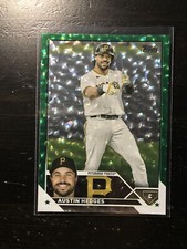 2023 Topps Series 2 Austin Hedges Green Foil  /499 #385 Pittsburgh Pirates PWE