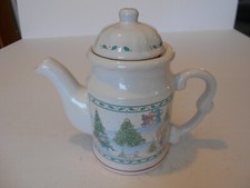 Enesco Precious Moments 1994 Signature Store Winter Scene Tea Pot, 252786, Used