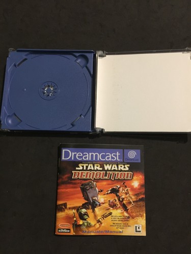 STAR WARS DEMOLITION SEGA DREAMCAST PAL ITALIEN ESPAGNE UTILISÉ COMPLET - Photo 7/9