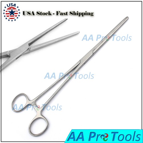 2 Pieces 12" Rochester Pean Forceps Straight Hemostat Locking Clamp Medical Use - Picture 4 of 4