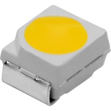 Image of 50x Superbright LEDs SMD 3528 Yellow 20mA 1,9V 600…750mcd 120° 3,5x2,8mm PLCC2