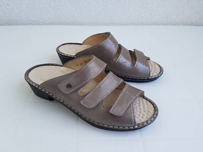 Finn Comfort Damen Pantoletten  mit Massageeinlagen Größe UK 5,5