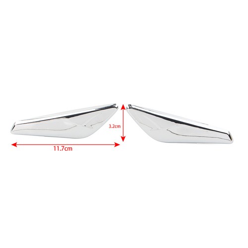 Chrome Front Side Fender Finisher For BMW X3 F25 2009-2017 For X4 F26 2013-18 - Picture 3 of 12