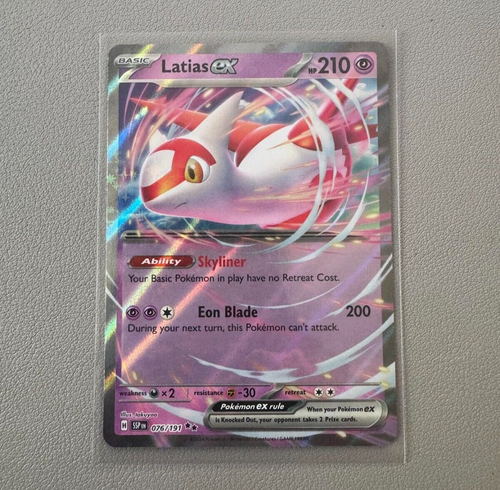 Pokemon Card Elite Trainer Boxes Pokemon TCG Latias Ex 076/191 - Surging  Sparks - Double Rare Foil Card - Near Mint Pokemon Trading Card Game