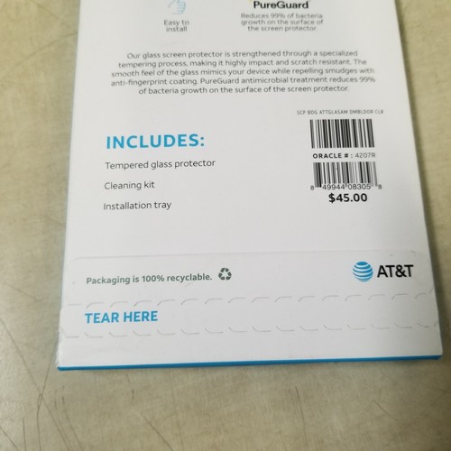 AT&T Tempered Glass Antimicrobial Screen Protector iPhone Pro Max (6.7") 2022 - Picture 6 of 6