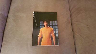 BRUCE LEE THE  JAPANESE BOOK WITH DUST JACKET TEAR TO DUST JACKED COVER