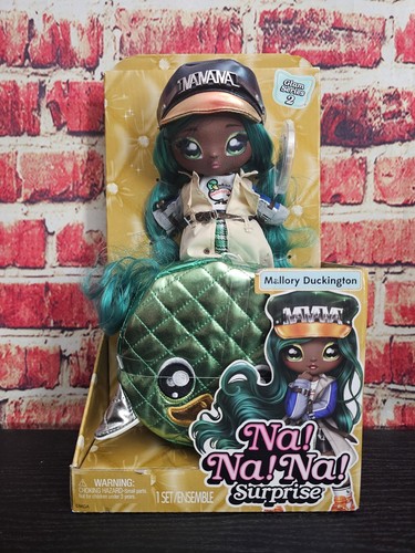 Na Na Na Surpris 2 en 1 Moda Muñeca y Monedero Glam Serie 2 (Mallory Duckington)