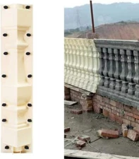 27.6" Gdrasuya10 Cement Roman Balustrades Molds Concrete Roman Molds Plastic Cas