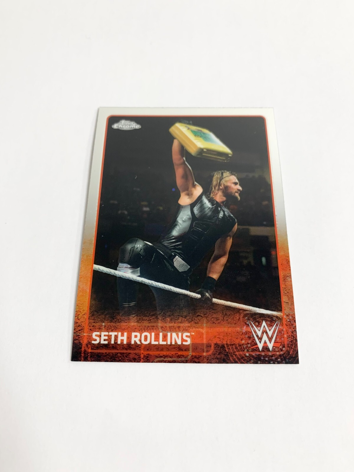 Seth Rollins 2015 Topps Chrome WWE Base Card # 63