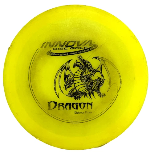 Innova Dragon Yellow PFN Distance Driver Golf Disc Patent # VTG