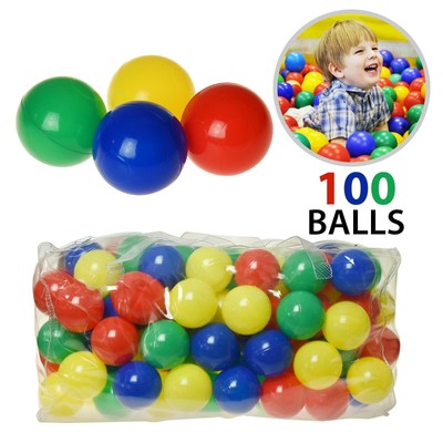 100 plastic balls