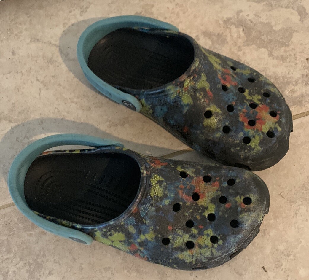 Clogs Sz 5 Multi Color Blues Tones | eBay
