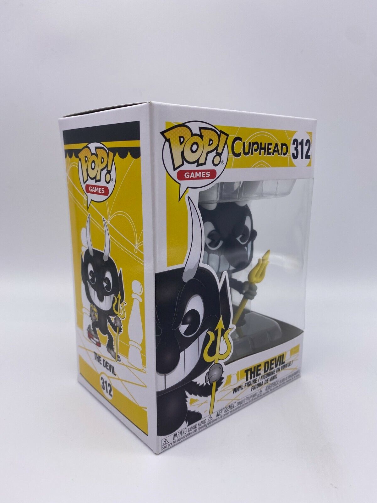  Funko Pop! Games: Cuphead - The Devil Collectible Figure : Toys  & Games