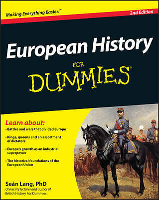 European History For Dummies by Sean Lang (Paperback, 2011)