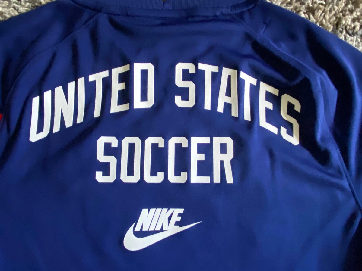 Authentic Nike Team USA Player Issue Warm Up Soccer Jersey Size Men's L
