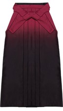 Japanese Women's Traditional Kimono HAKAMA Skirt Polyester 8 Red from Japan