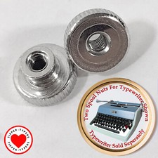 Two Thumb Nuts For An Olivetti Underwood 21 Typewriter. 1 Set of 2 Spool Nuts thumbnail
