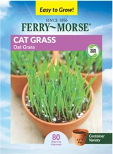 Ferry-Morse 1300MG Catgrass Herb Plant Seeds Full Sun Cat Grass Oat Grass Seed