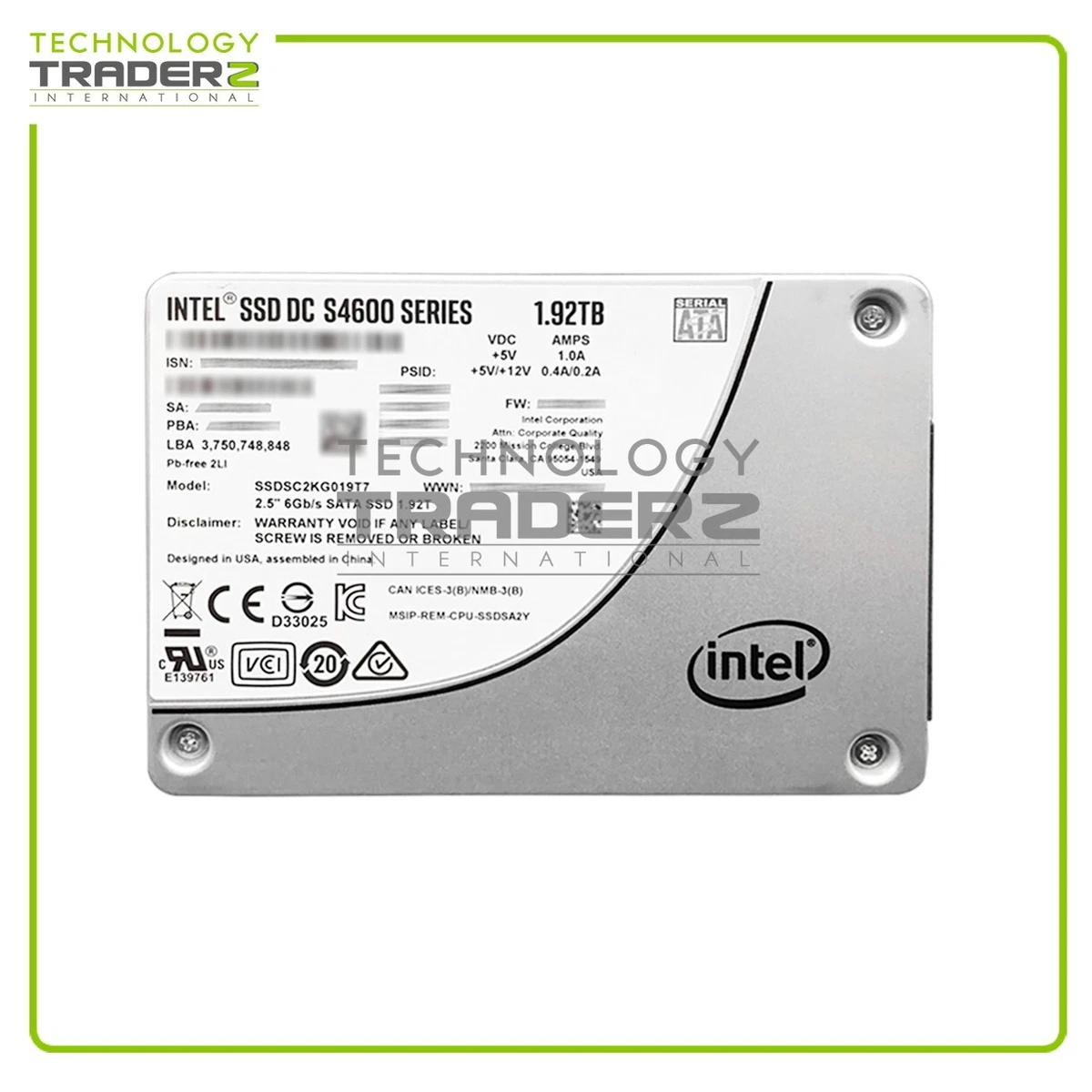Intel SATA III 2TB Storage Capacity Solid State Drives for sale | eBay