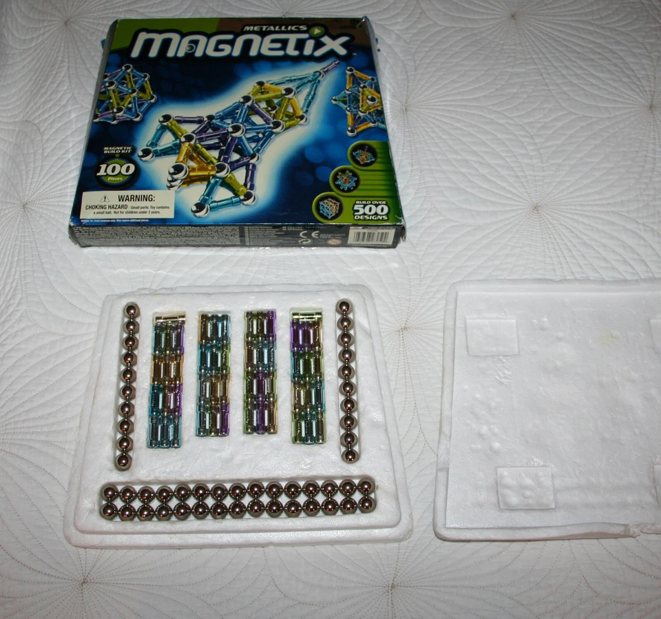 Geomag 100 Stück Limited Edition Metallics Farben Set - Bild 4 von 4