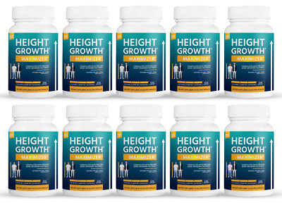 10 Pack Maximizador de crecimiento en altura-60 Capsulas x10