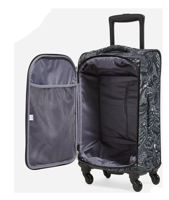 Vera Bradley Factory Style 22" Spinner Roller Suitcase Stellar Paisley Soft Side