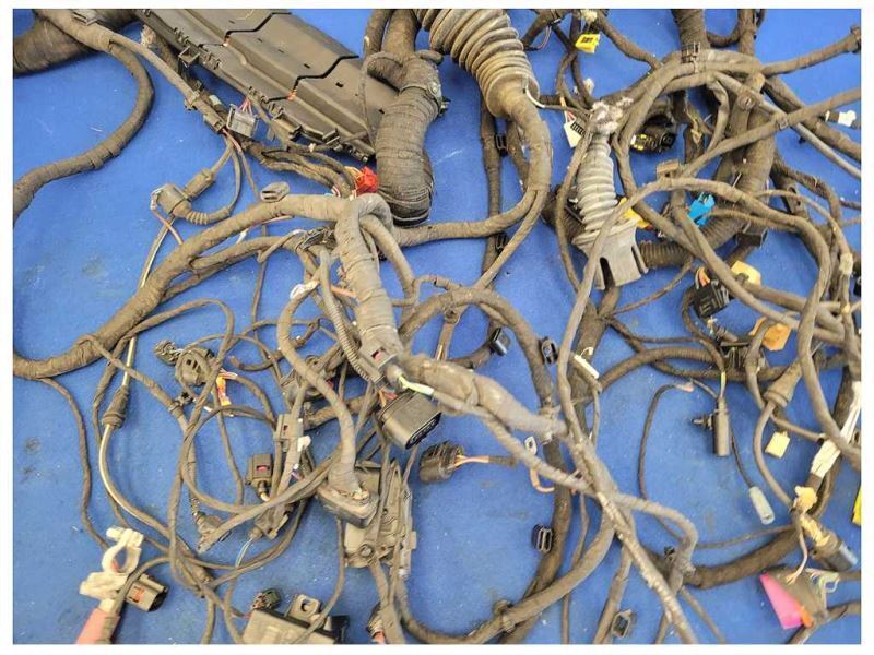 2014 Audi R8 V10 Coupe Body Harness Wire *Broken Plugs Cut Wires* 2136