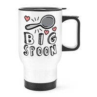 Groß LöFfel Reise Becher Tasse Griff Valentinstag Ehefrau Freund Liebe Freundin