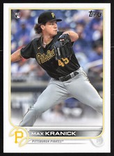2022 Topps Max Kranick #325 Rookie RC Pittsburgh Pirates