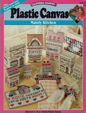 USED MAINLY KITCHEN HOME STORAGE CONTAINERS  MORE PLASTIC CANVAS PATTERN BOOK